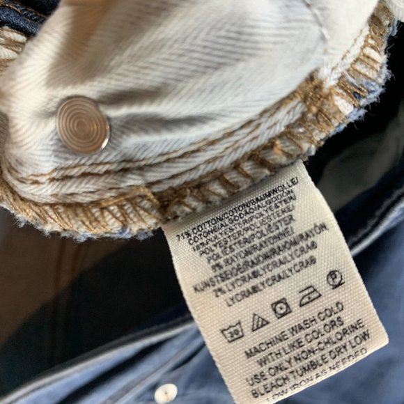 Free People Jeans Women's‎ 29 Blue Denim Cotton Mid-Rise 5-Pockets Bootcut 7826 - Picture 3 of 8